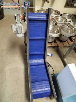 Stainless steel inclined treadmill with COBRA slats