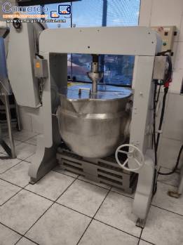 Stainless steel tilting mixing bowl