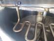 Stainless steel jacketed pot with internal steam system