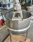 Stainless steel cooking pot, 300 liters.