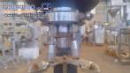 Filling machine with 2 nozzles for liquids and pilfer cap screwer