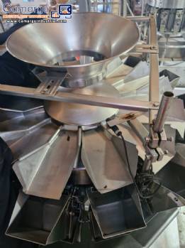 Masipack multihead packaging machine with 14 scales, 60 packages per minute.