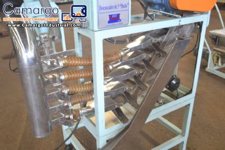 5-deck peeler with JAF Inox silo