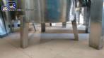Stainless steel tank for 1,500 liters jacketed with agitator