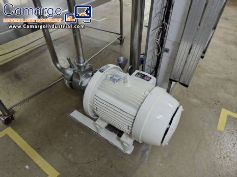 REX-III/II/K Meteor 40 HP stainless steel colloidal mill