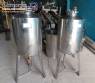 Stainless steel tank with 100 L capacity