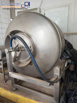 Ibrasmak 750 liter stainless steel massage tumbler for meat