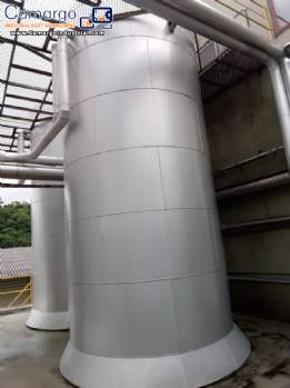 Jacketed tank for 40,000 liters