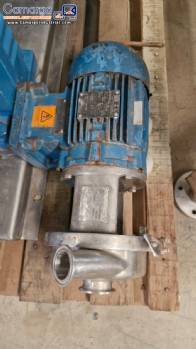 Castinox sanitary centrifugal pump with WEG 2 HP motor