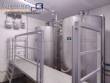 Aplimaq liquid screw-filling and rinsing line, 800 to 1000 liters per hour