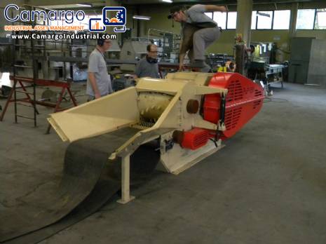 Wood chipper cane corn straw Probat Leogap - Camargo Industrial - Used ...