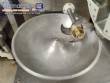 Stainless steel meat cutter processor with rotating knives
