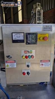 Automatic stainless steel induction lid sealer for GRC jars and bottles