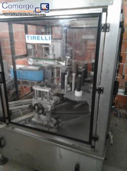 Tirelli labeller for bottles, Cologne and perfumes