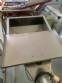 Inclined screw conveyor with stainless steel silo
