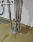 Stainless steel turbine agitator mixer, 25 HP