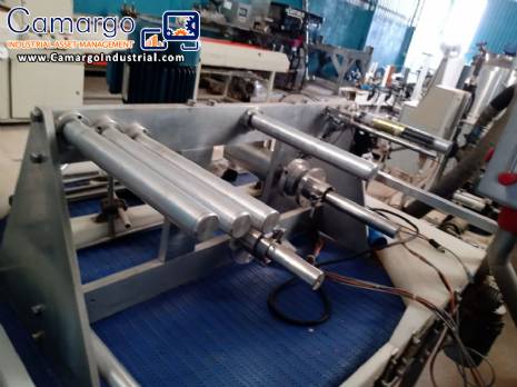 Rewinder unwinder for labels packaging and plastic films