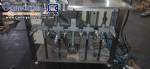 Linear filling machine with 6 pistons filling system