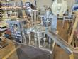 Semi-automatic filling machine for pots with aluminum lids NTI