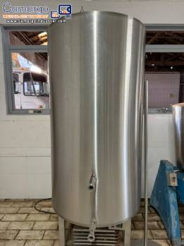 Self-refrigerated stainless steel fermentation tank for beer, 250 liters, Fass Bier