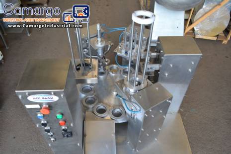 Stainless steel rotary dosing filler for Ablimak cups and jars