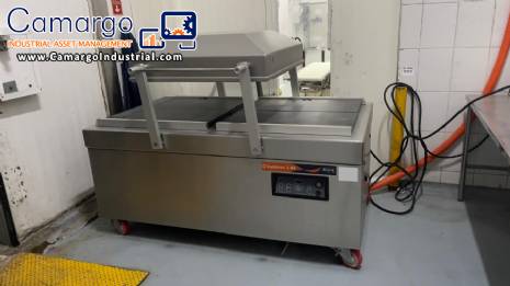 Stainless steel vacuum packaging machine with double chamber, Selovac