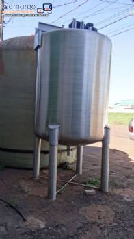 Stainless steel tank 4.500 L