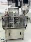 Volumetric dosing filling machine with sealer and capper in stainless steel Delgo 2000 pots per hour