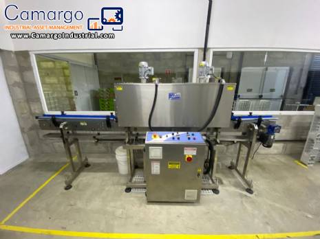 MKM Machines stainless steel sleeve shrink tunnel