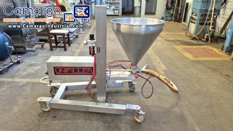 Stainless steel dosing pump for cakes, fillings, and soft creamy doughs - Unifiller