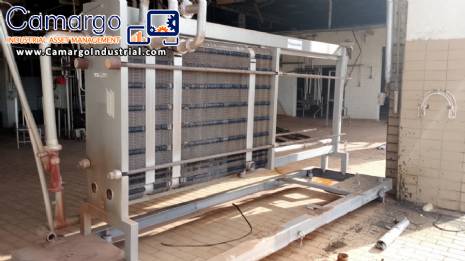 Alfa Laval CLIP 8-RM stainless steel plate pasteurizer