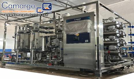 Membrane filtration system for whey permeate