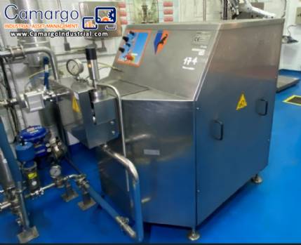 High-pressure homogenizer in stainless steel Niro Soavi GEA