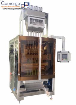 Stick sachet filling machine for 3, 4, 5 and 6-way powders