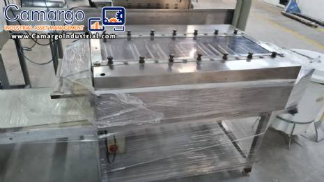 Stainless steel 7-roll cylinder for lasagna pasta 7-roll Indiana 400 mm