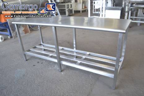 Stainless steel table 700 mm x 2000 mm