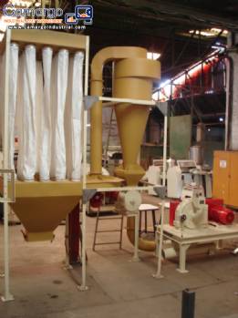 Sugar grinding system and filter Netzsch