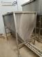 Stainless steel bagging storage silo with screw conveyor outlet