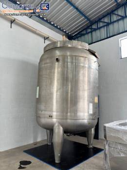 Alsafe 316L stainless steel aseptic tank for the beverage industry 12.000 L