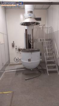 Planetary mixer with tilting jacketed bowl, Inco 500 liters