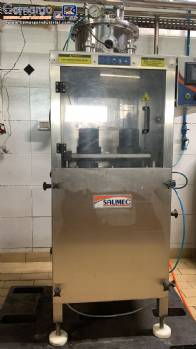 Isobaric filling machine with 2 nozzles and capper for Saumec glass beer bottles