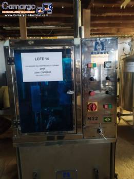 Cup filling machine with table Milainox M22 Plus