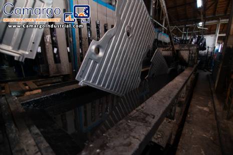 Complete line for industrial painting