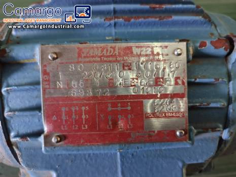 WEG 1 HP three-phase induction motor