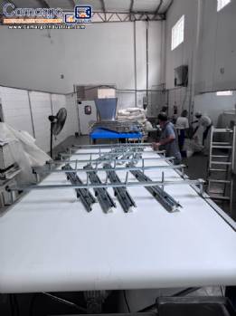 Bread dough divider/rounder, 12,000 units per hour, 4 channels.