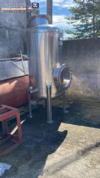 Industrial activated carbon stainless steel filter, 10 m�/h