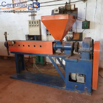 Extruder for recycling LBPE and AEPPE with a 90 mm screw