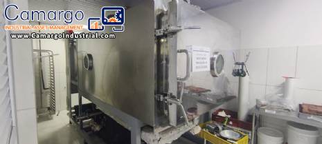 Freeze dryer, stainless steel freeze-drying machine for 50 kg to 60 kg. Freeze dryer, stainless steel freeze-drying machine for 50 kg to 60 kg.