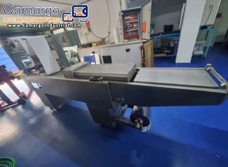 Indata automatic thermoforming, packaging, and sealing machine for blister packaging. Indata automatic thermoforming, packaging, and sealing machine for blister packaging.