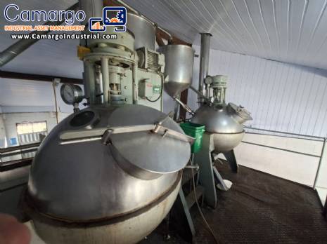 Mecamau production line for making creamy and pasty sweets, jams, hard and soft candies. Mecamau production line for making creamy and pasty sweets, jams, hard and soft candies.